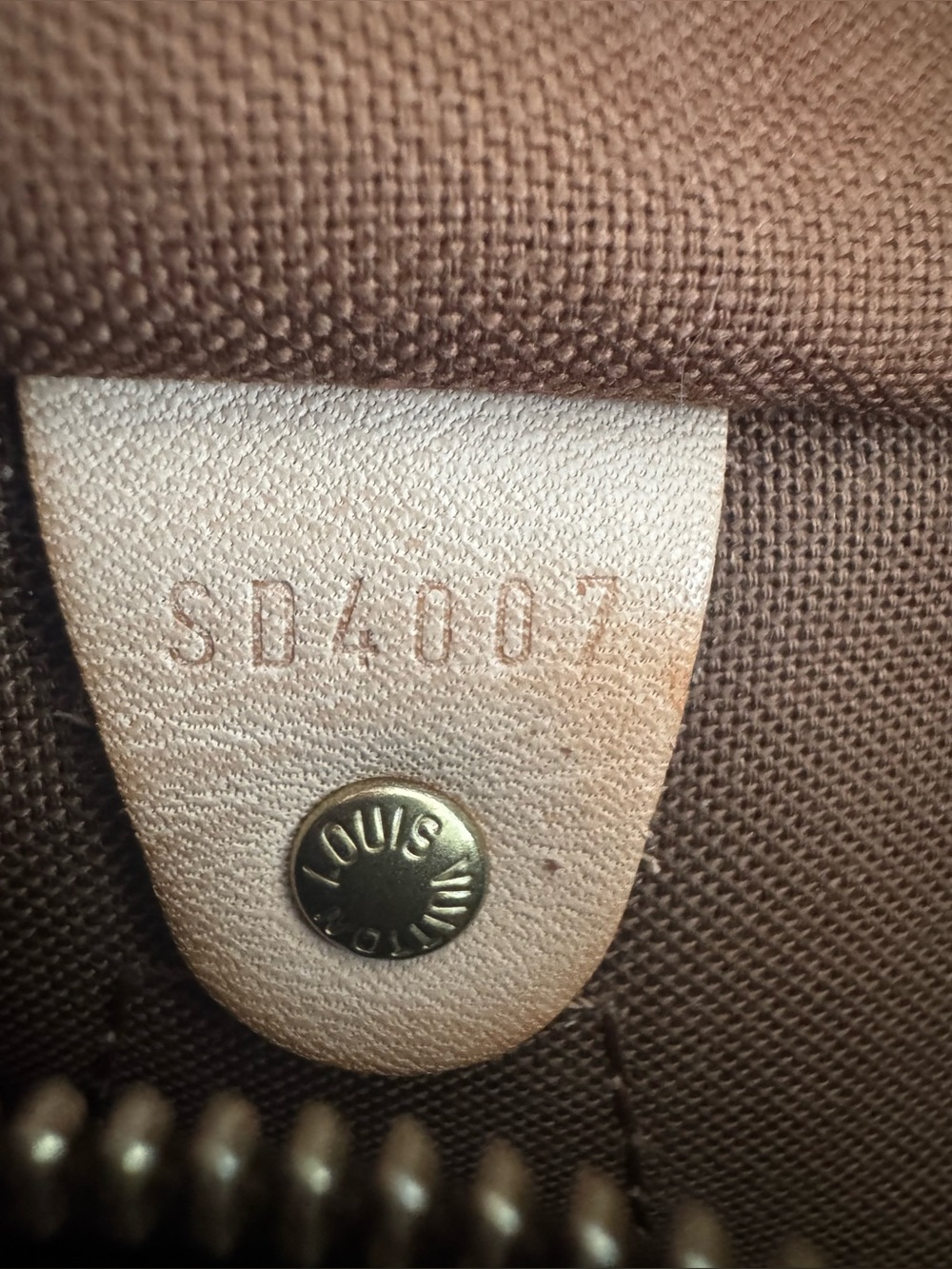 Louis Vuitton Speedy 30 Monogram Canvas Handbag SD4007 w/ Lock & Key - Picture 3 of 16